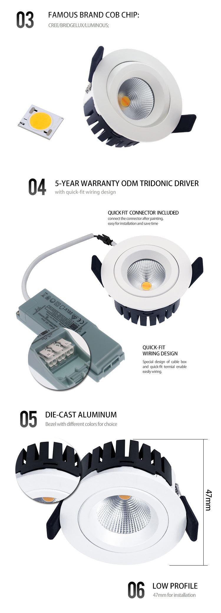 downlight globes