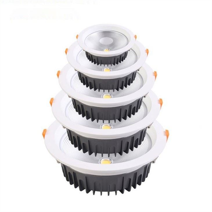Svarta downlights Ip65