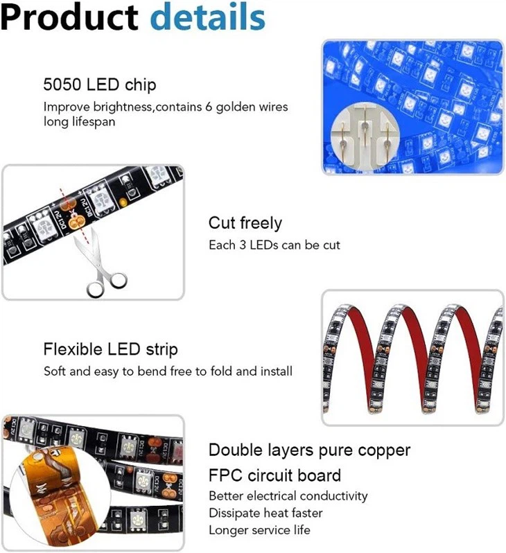 blue led rv lights details
