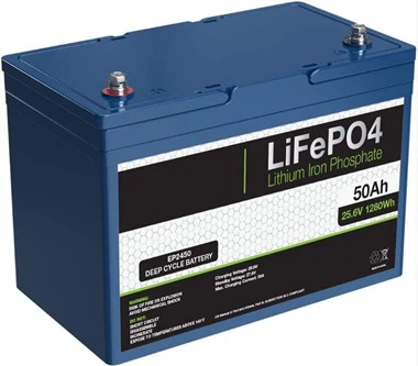 24 volt 50ah litiumjonbatteri
