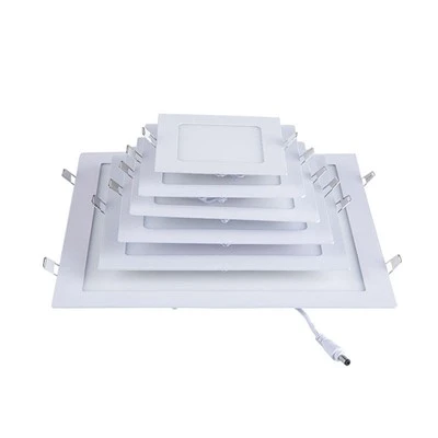 Ultratunn platt infälld fyrkantig LED-panellampa
