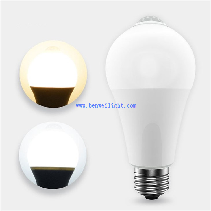 12W Motion Sensor Light Bulb
