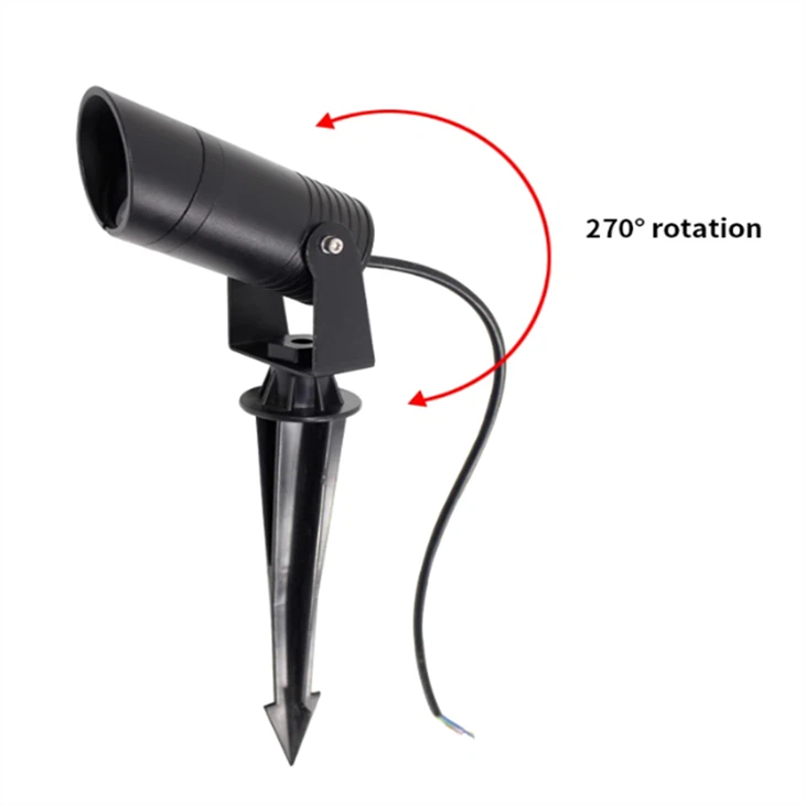 6 Watt LED Waterproof Garden Light, 3000K Outdoor Spotlights With Spike Stand best