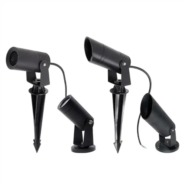 6 Watt LED vattentät trädgårdslampa, 3000K utomhusspotlights med spikstativ