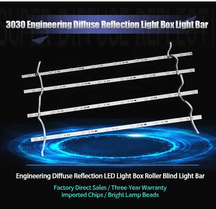 DC12V Galler Bakgrundsbelysning Hård Strip Med SMD3030