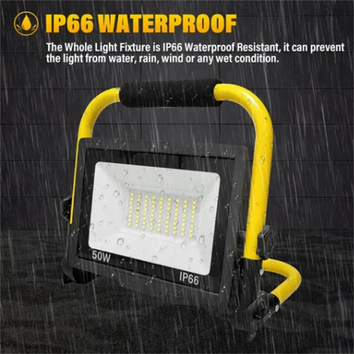 portable flood light battery powered