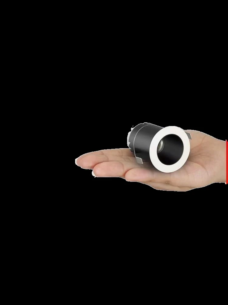 Mini 3W infälld LED-spotlight — hemmabruk (vardagsrum/vinskåp), anti-bländning, hög CRI, smal ramdesign