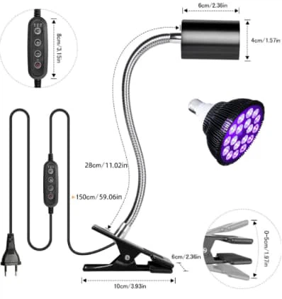 365nm10W UV-ljus för sko