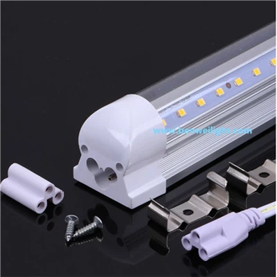 85-265V T5 integrerat LED Tube Light-Clear lock