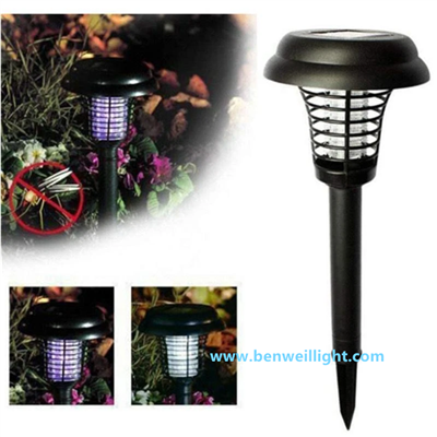 Solar Mosquito Killer Lamp - IP65 Vattentät Utomhus Insect Zapper med LED-ljus